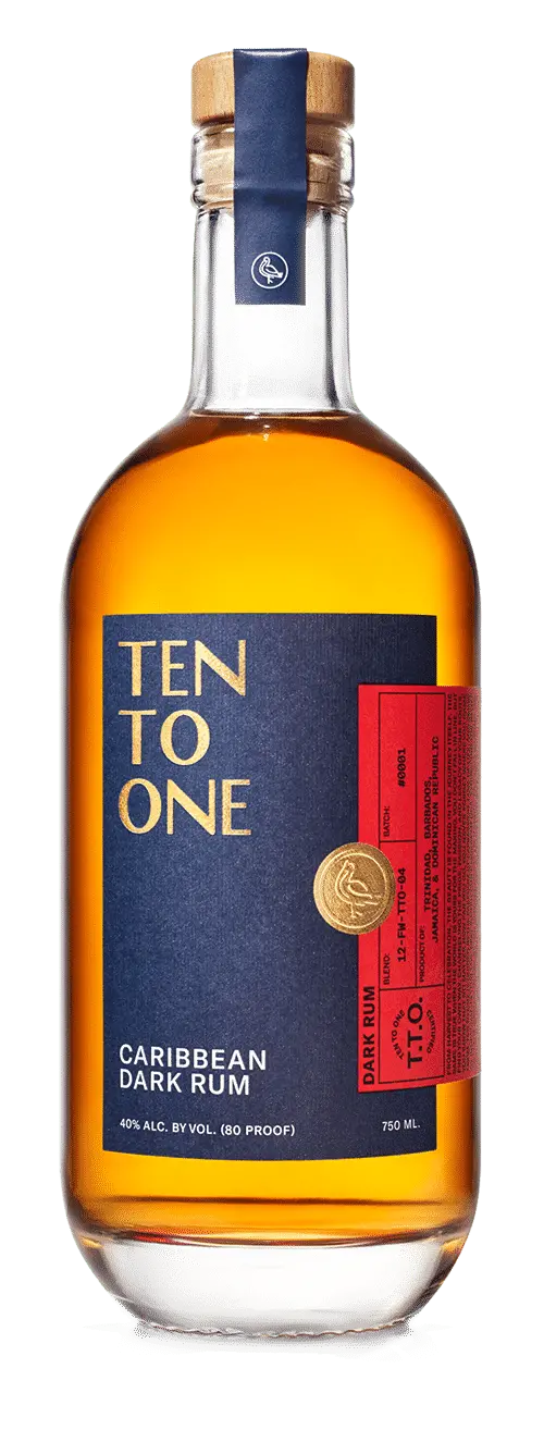 Ten To One Caribbean Dark Rum 750Ml 1
