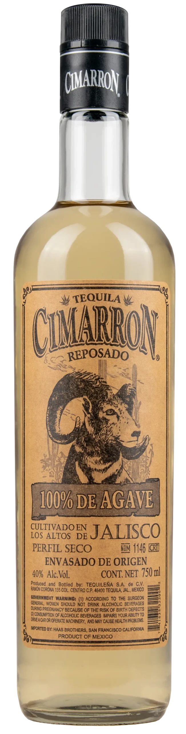 Cimarron Tequila Reposado 750Ml 1