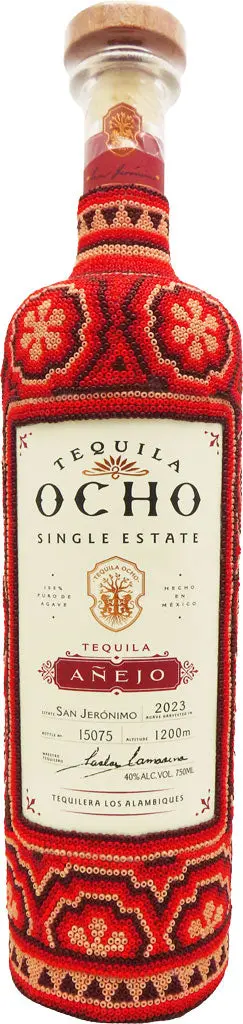 Tequila Ocho Anejo Huichol Art Edition 750Ml 1