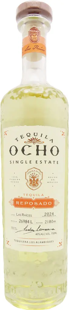 Tequila Ocho Reposado Las Raices 101 Barrel Proof 750Ml 1