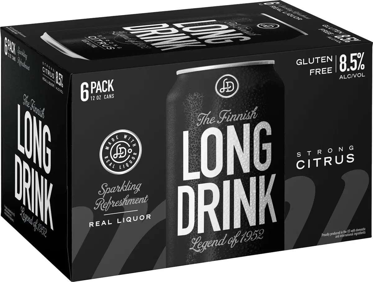 Long Drink Strong Citrus 6Pk 1