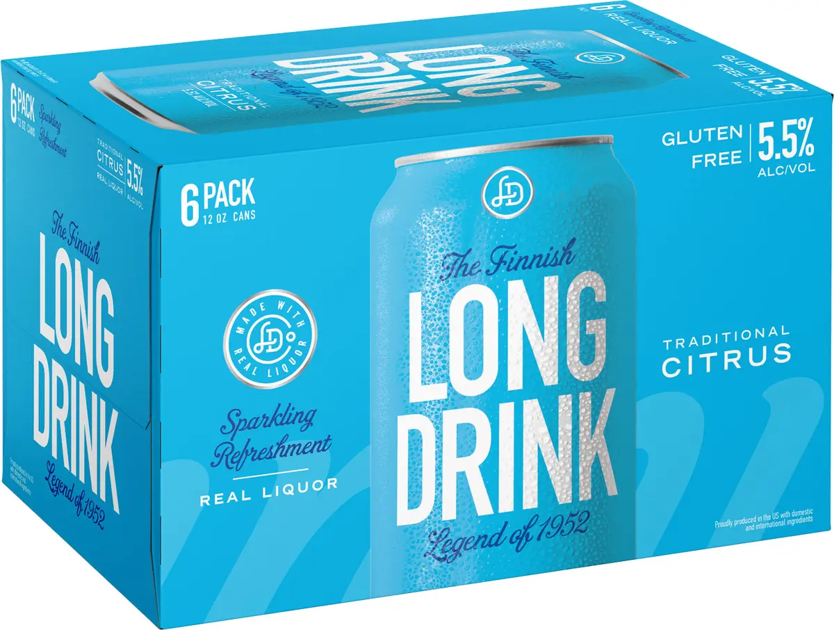 Long Drink Traditional Citrus 6Pk 1