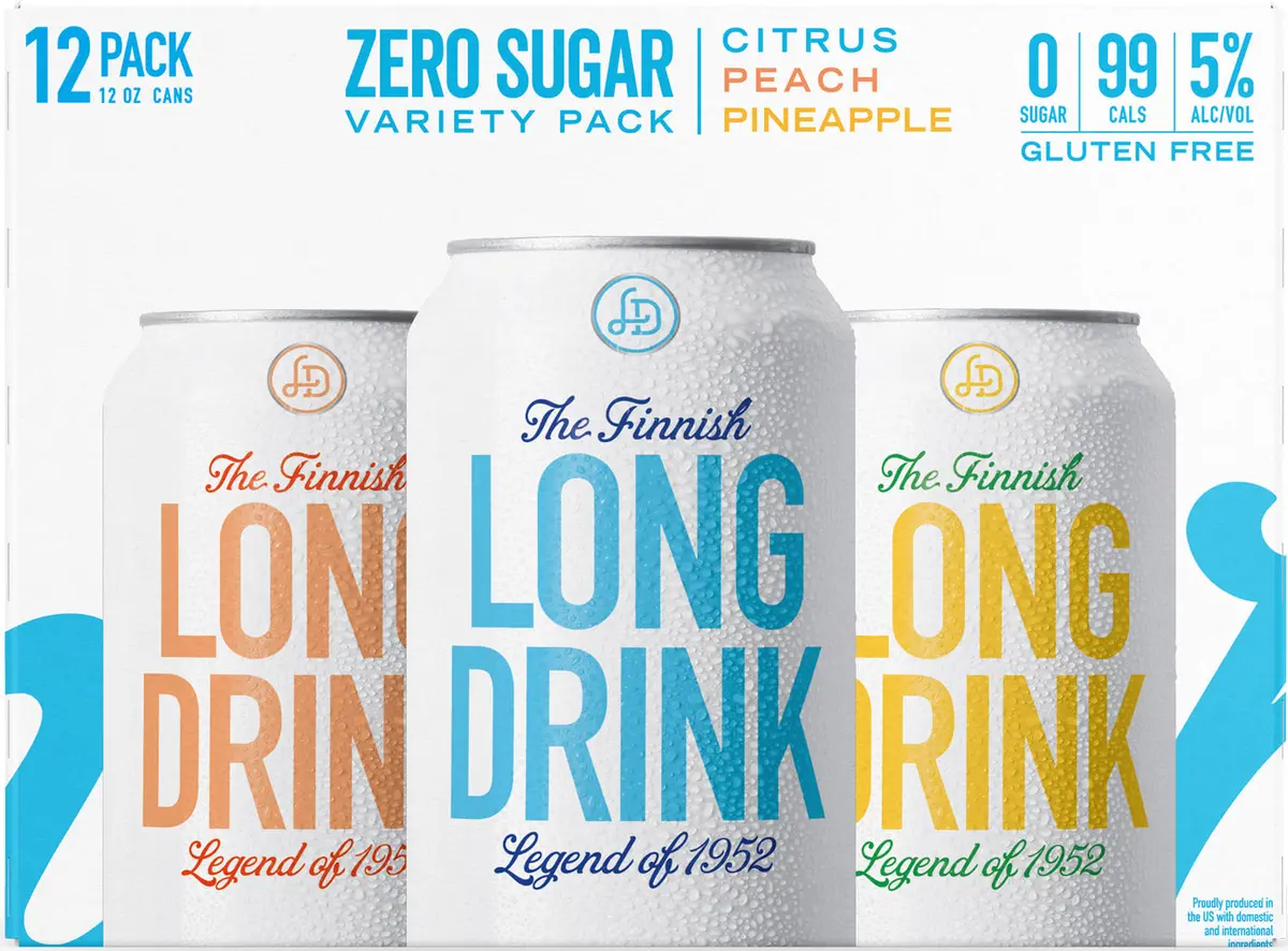 Long Drink Zero Sugar Variety Pack 12Pk 1