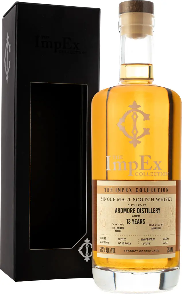 The Impex Collection Ardmore Distillery 2008 13 Year Old 750Ml 1