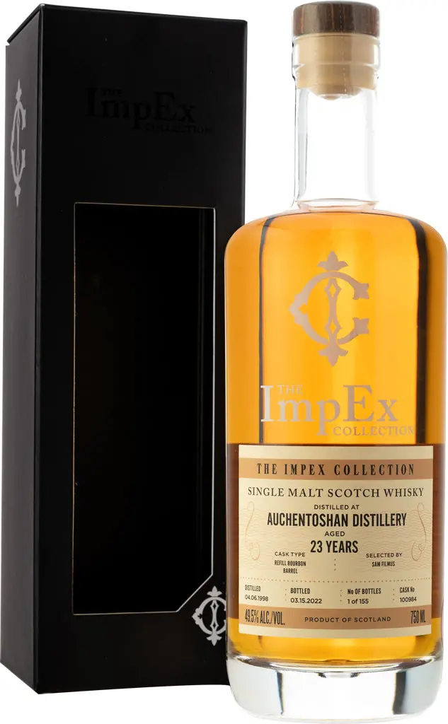 The Impex Collection Auchentoshan Distillery 1998 23 Year Old 750Ml 1