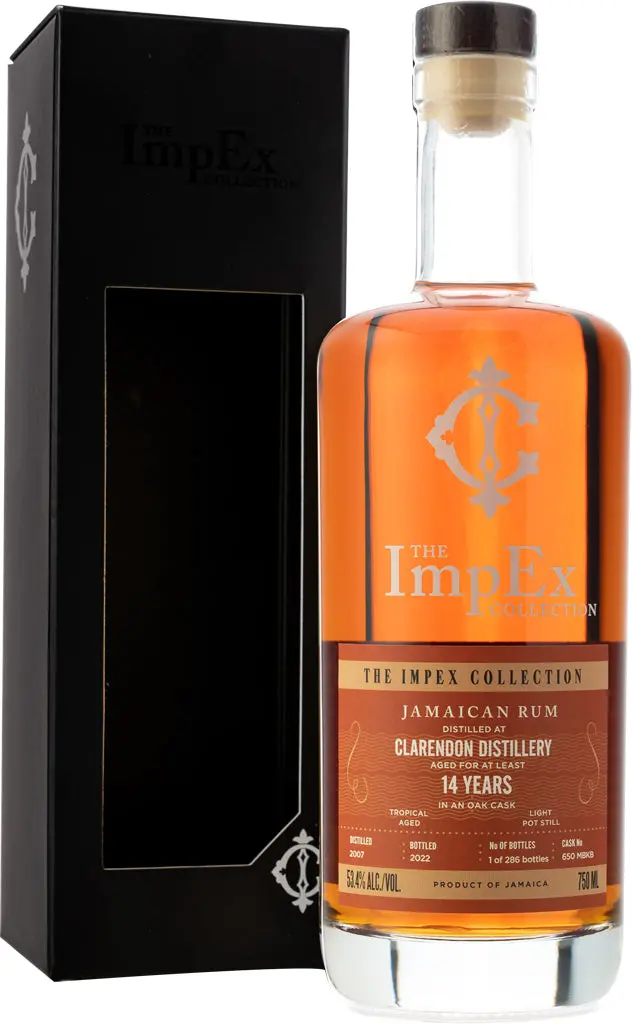 The Impex Collection Clarendon Distillery 2007 14 Year Old Rum 750Ml 1