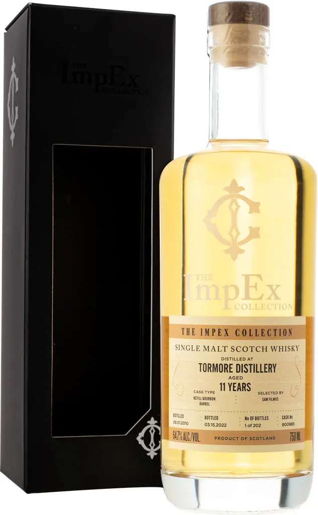 The Impex Collection Tormore Distillery 2010 11 Year Old 750Ml 1