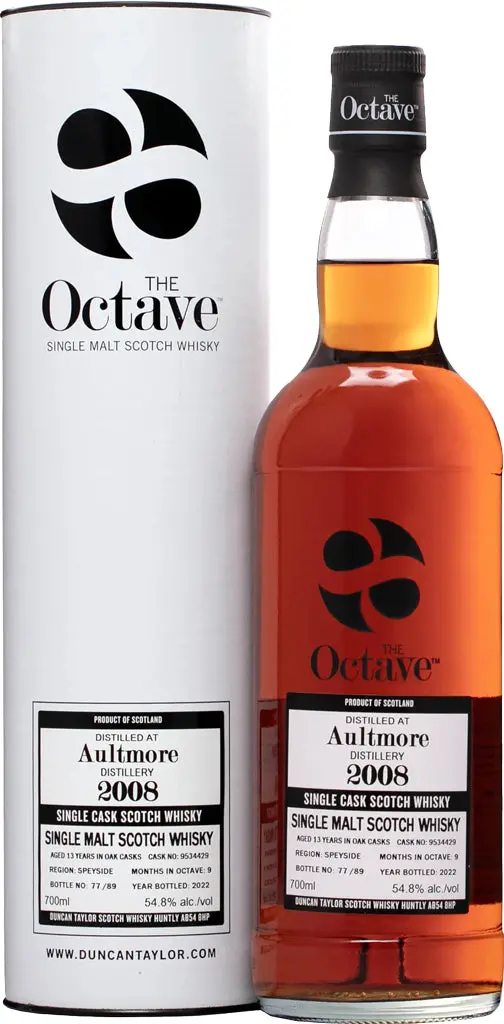 The Octave Aultmore 13 Year Old 2008 Single Cask Single Malt Whisky 750Ml 1