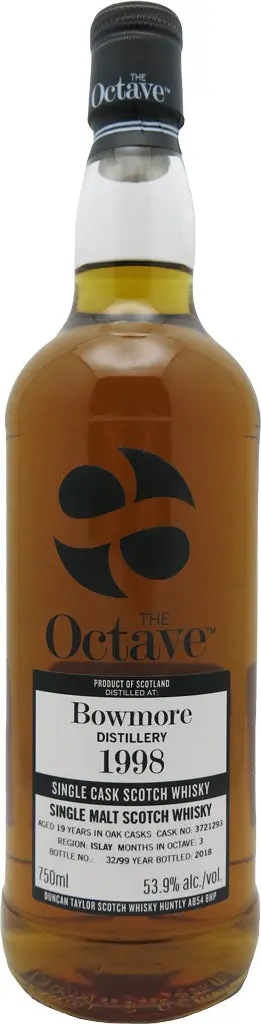 The Octave Bowmore 19 Year Old 1998 Single Cask Single Malt Whiky 750Ml 1
