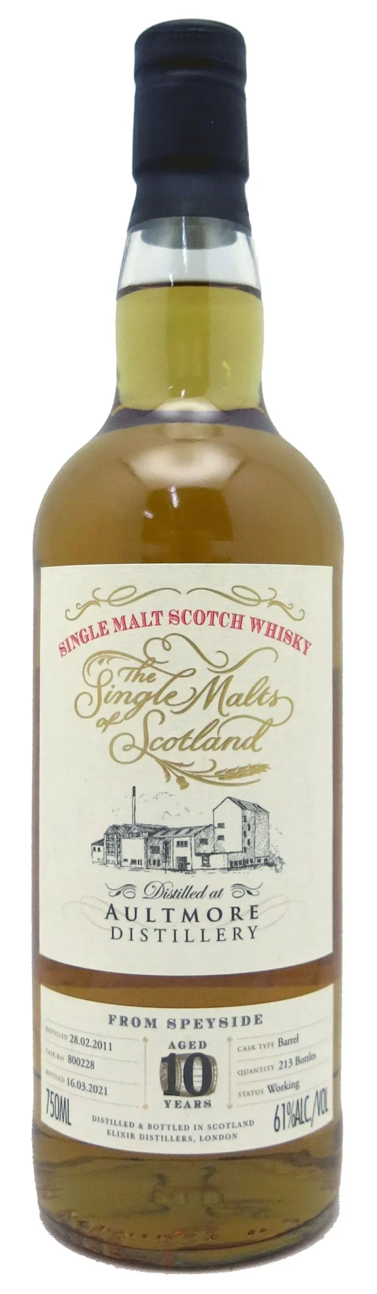 The Single Malts Of Scotland Aultmore 2011 10Yr 750Ml 1