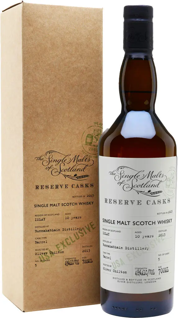 The Single Malts Of Scotland Reserve Casks Bunnahabhain 2013 10Yr 700Ml 1