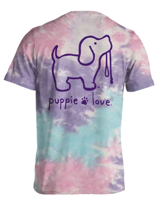 Cotton Candy Tie Dye Pup 1