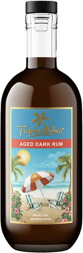 Tropical Vibes Aged Dark Rum 750Ml 1