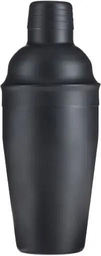 True Matte Black Cocktail Shaker 18Oz 1