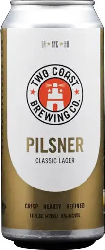 Two Coast Brewing Co. Pilsner 16Oz Can 1