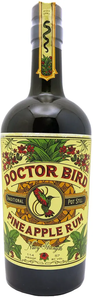 Two James Doctor Bird Pineapple Jamaican Rum 750Ml 1