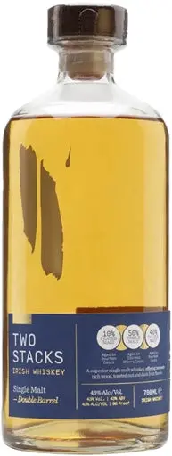 Two Stacks Double Barrel Single Malt Irish Whiskey 700Ml 1