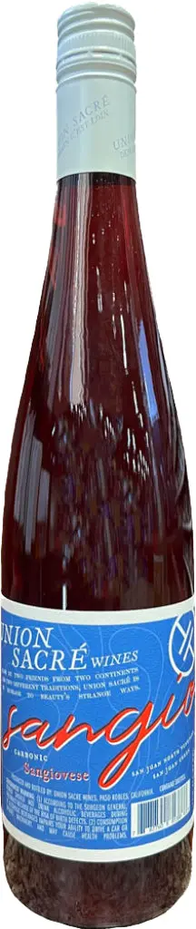 Union Sacre Sangio Carbonic Sangiovese 2023 750Ml 1