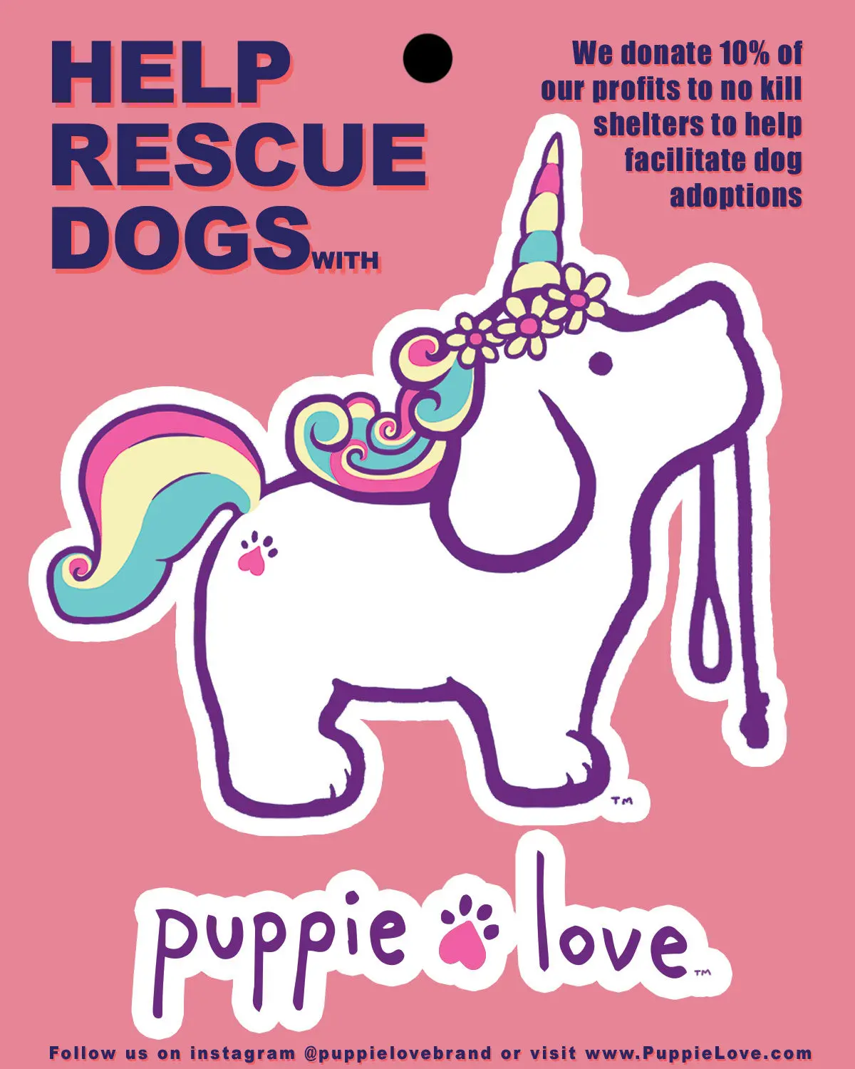 Unicorn Pup Decal 1