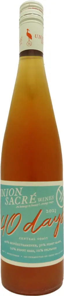 Union Sacre "40 Days" Skin Contact Blend 2023 750Ml 1