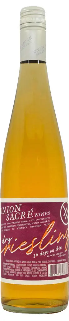 Union Sacre Orange Dry Riesling 2023 750Ml 1