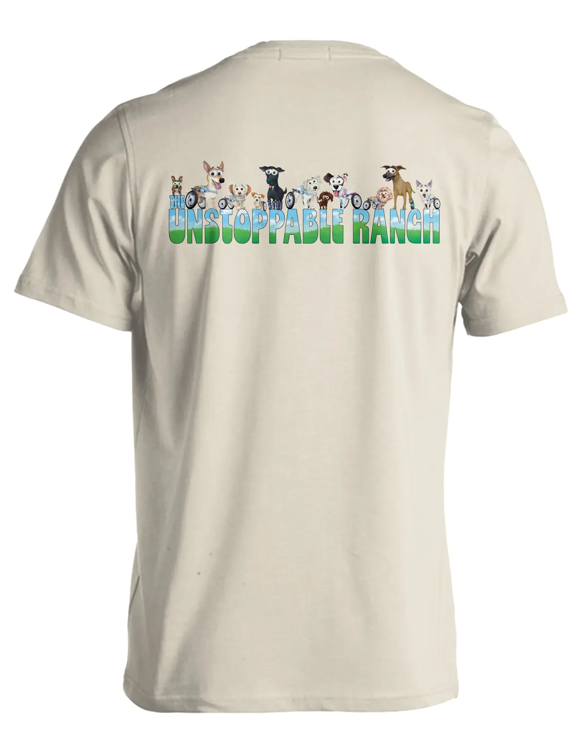 Unstoppable Ranch Logo Tee, Natural 1