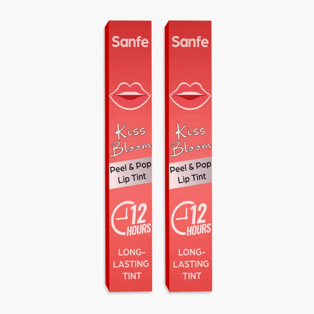 Sanfe Kiss Bloom Peel & Pop Lip Tint (Pack Of 2) 1