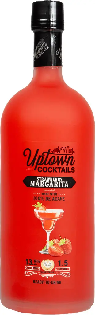 Uptown Strawberry Margarita Cocktail 1.5L 1