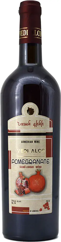 Vedi Alco Pomegranate Semi-Sweet 750Ml 1