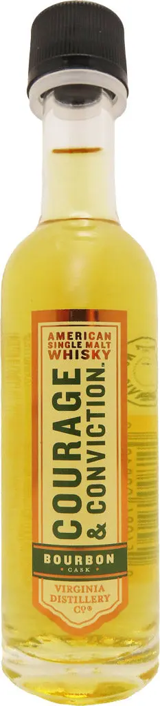 Virginia Distillery Co Courage & Conviction Bourbon Cask American Single Malt Whisky 50Ml 1