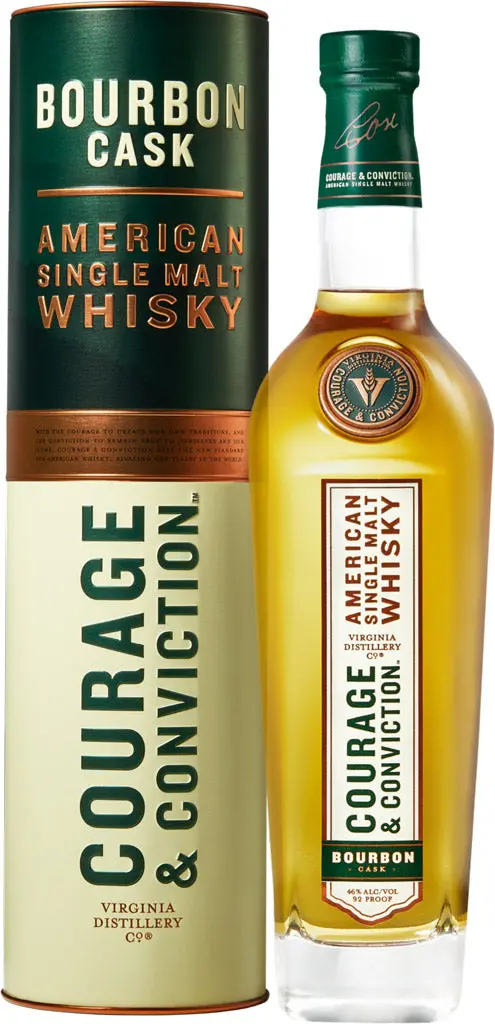 Virginia Distillery Co Courage & Conviction Bourbon Cask American Single Malt Whisky 750Ml 1