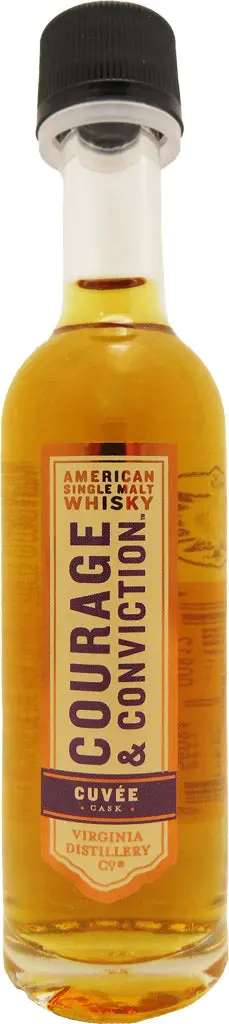 Virginia Distillery Co Courage & Conviction Cuvee Cask American Single Malt Whisky 50Ml 1