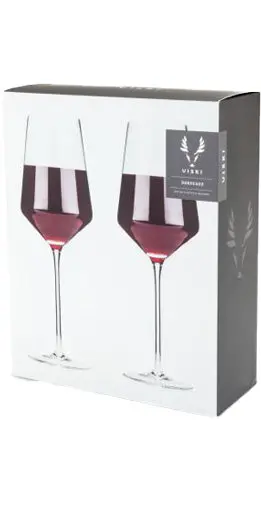 Visky Crystal Bordeaux Glass 2Pk 1