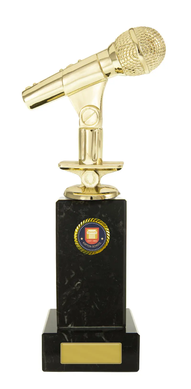 Microphone Figure On Marble 4