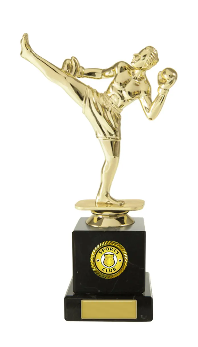 Kickboxing Figure On Marble 2