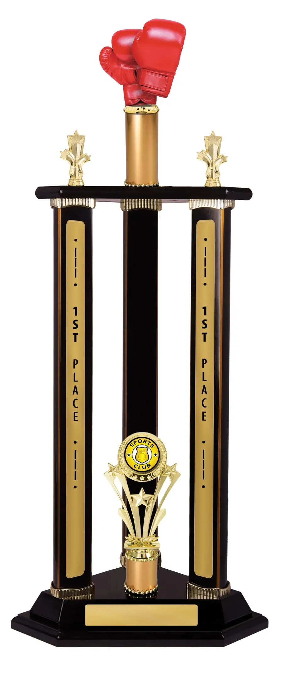 Boxing Glove Timber 3 Column With Acrylic Top 3