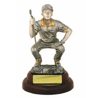 Golfer "Studying The Shot" 1