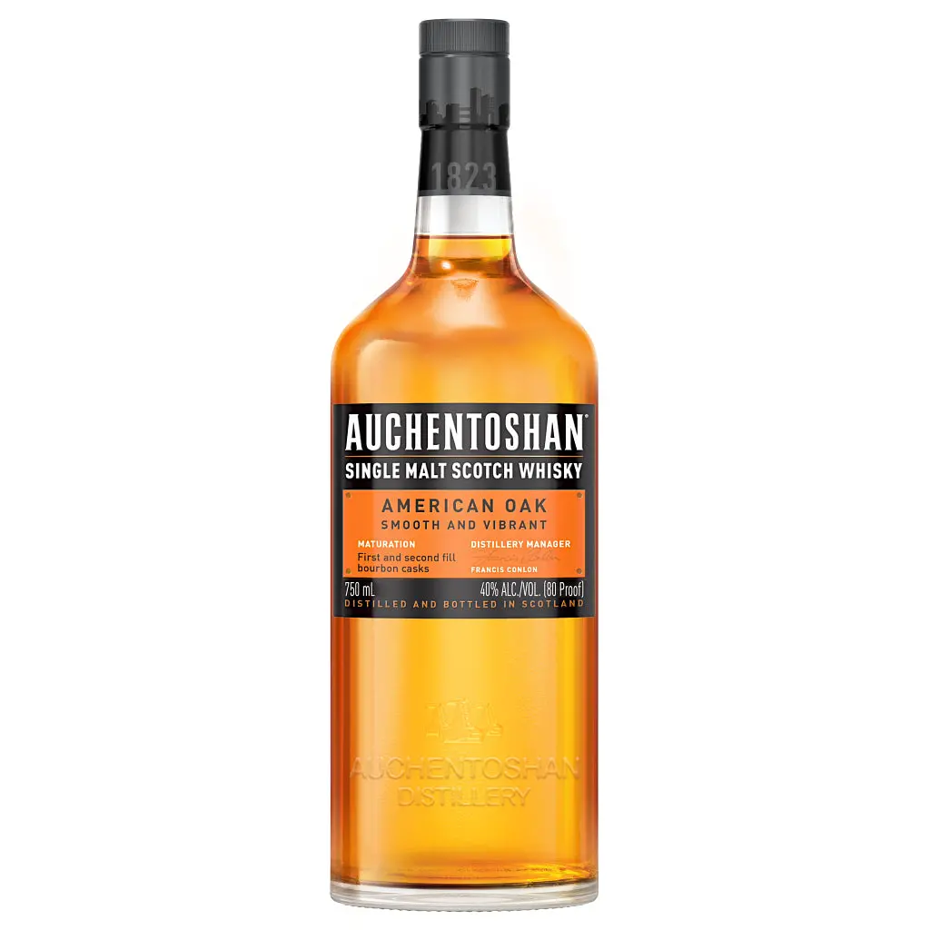 Auchentoshan American Oak Single Malt Whiskey 750Ml 1