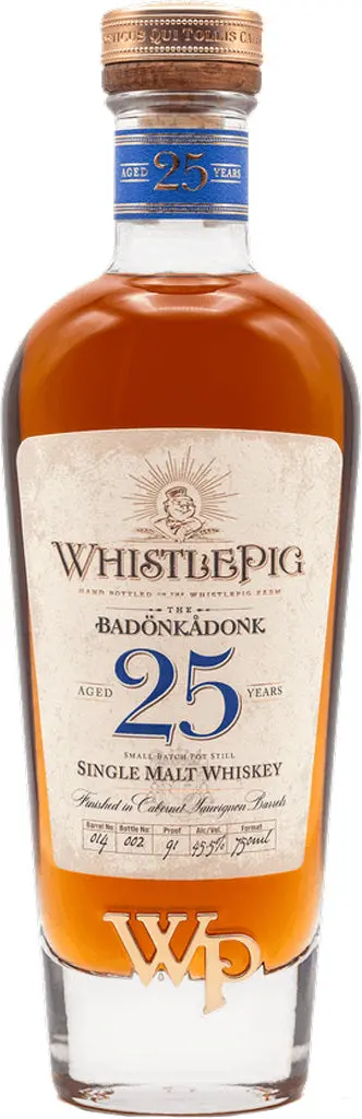 Whistlepig The Badonkadonk 25 Year Old Single Malt Whiskey 750Ml 1