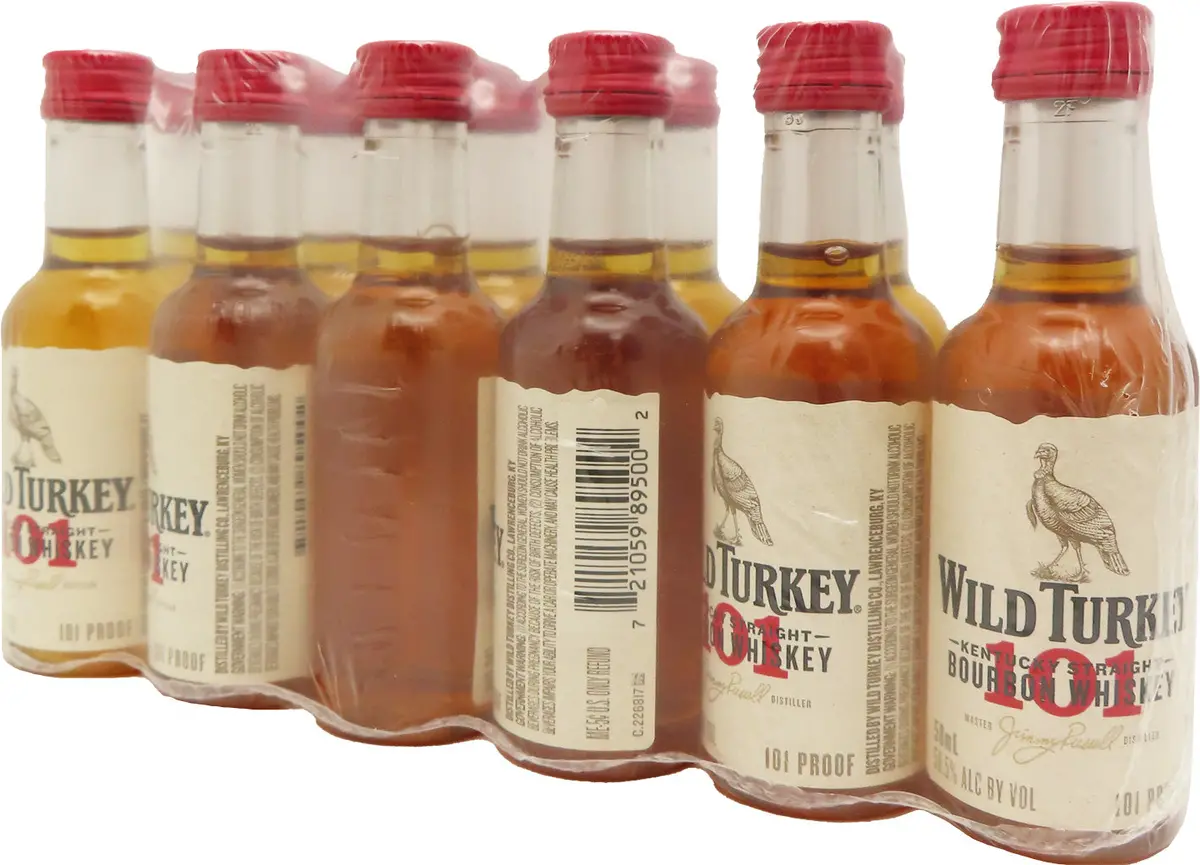 Wild Turkey 101 Proof Kentucky Bourbon 50Ml 12Pk 1