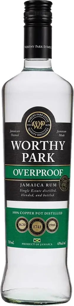 Worthy Park Jamaican Overproof Jamaica Rum 750Ml 1