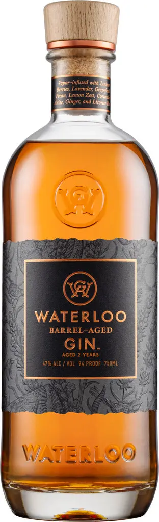 Waterloo Barrel Aged Gin 750Ml 1