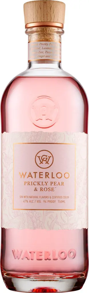 Waterloo Prickly Pear & Rose Gin 750Ml 1