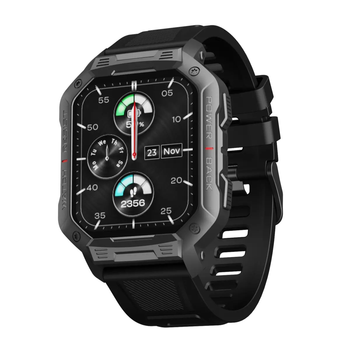 Boat Wave Force | Rugged Display Smartwatch With Bt Calling, 1.83" (4.64 Cm) Hd Display, 100+ Watch Faces, Save Up To 10 Contacts 1