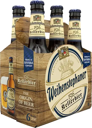 Weihenstephaner Unfiltered Kellerbier 6Pk Btls 1