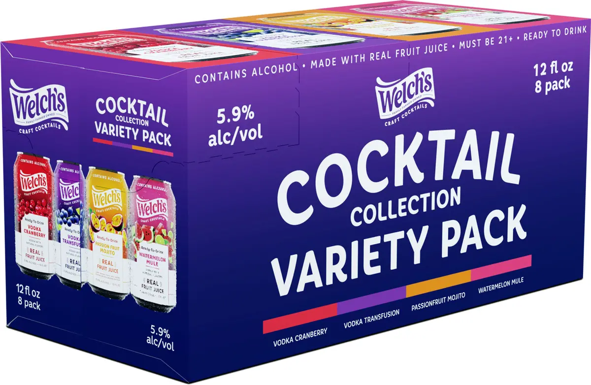 Welch's Cocktail Collection Variety 8Pk Cans 1