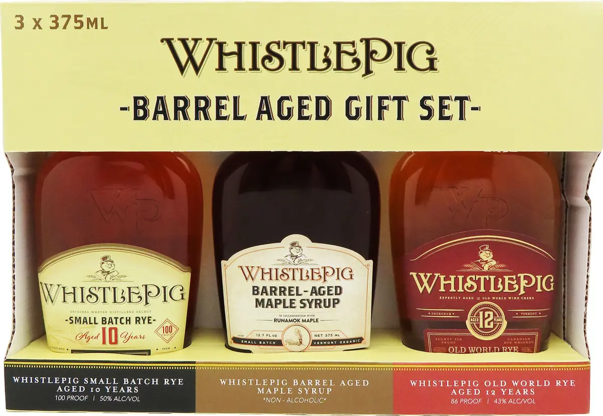 Whistlepig Barrel Aged Gift Set 3X375ml 1