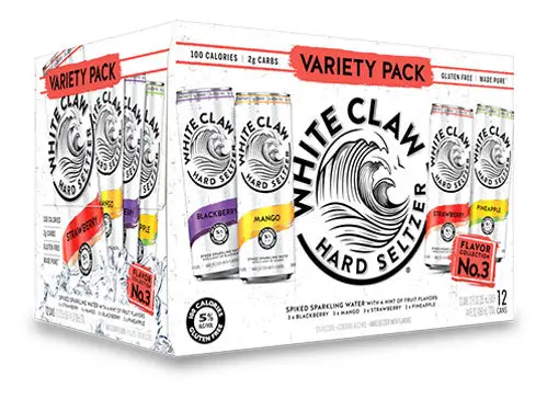 White Claw Variety Pack Flavor Collection #3 12Pk Cans 1