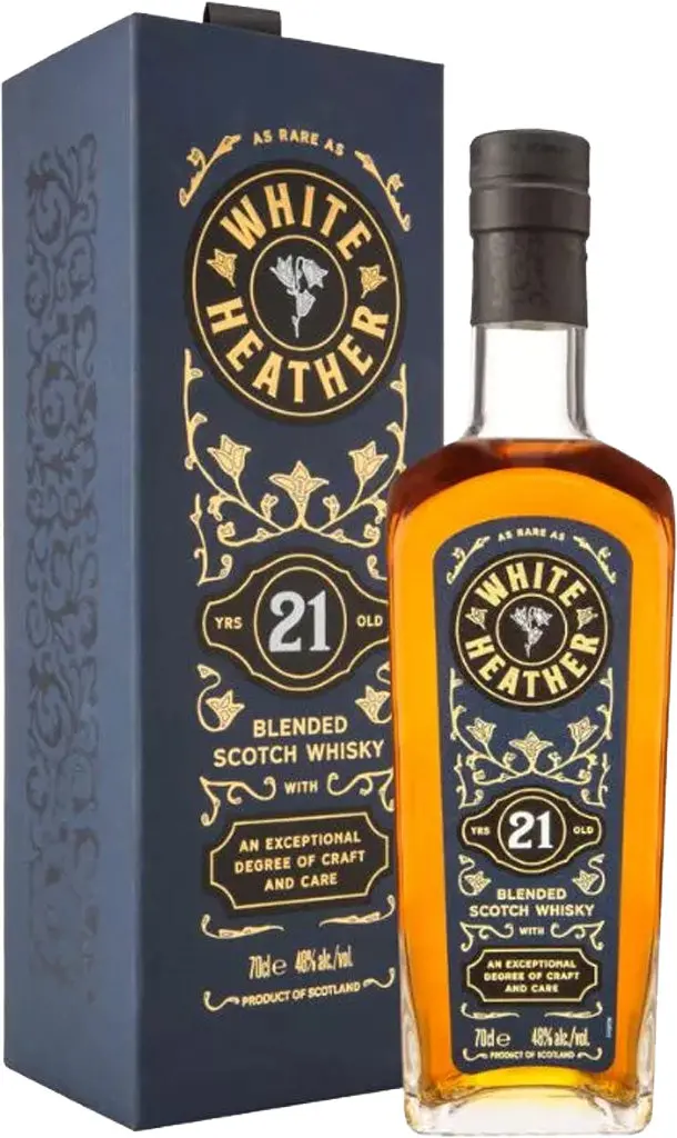 White Heather Blended Scotch Whisky 21 Year Old 700Ml 1