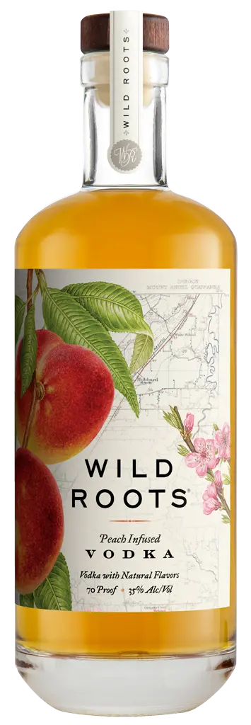 Wild Roots Peach Infused Vodka 750Ml 1